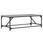 vidaXL Mesa de centro madera contrachapada gris Sonoma 100x50x35 cm
