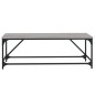 vidaXL Mesa de centro madera contrachapada gris Sonoma 100x50x35 cm