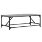 vidaXL Mesa de centro madera contrachapada gris Sonoma 100x50x35 cm