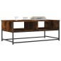 vidaXL Mesa de centro madera de ingeniería roble ahumado 100x51x40 cm vidaXL Mesa de centro madera de ingeniería roble ahumado 100x51x40 cm