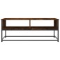 vidaXL Mesa de centro madera de ingeniería roble ahumado 100x51x40 cm vidaXL Mesa de centro madera de ingeniería roble ahumado 100x51x40 cm