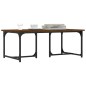 vidaXL Mesa de centro madera contrachapada roble marrón 90x50x35 cm vidaXL Mesa de centro madera contrachapada roble marrón 90x50x35 cm