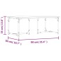 vidaXL Mesa de centro madera contrachapada roble marrón 90x50x35 cm vidaXL Mesa de centro madera contrachapada roble marrón 90x50x35 cm