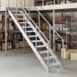 vidaXL Peldaño de rejilla acero galvanizado 60x24x7 cm vidaXL Peldaño de rejilla acero galvanizado 60x24x7 cm