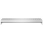 vidaXL Peldaño de rejilla acero galvanizado 60x24x7 cm vidaXL Peldaño de rejilla acero galvanizado 60x24x7 cm