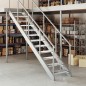 vidaXL Peldaño de rejilla acero galvanizado 60x24x7 cm vidaXL Peldaño de rejilla acero galvanizado 60x24x7 cm