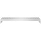 vidaXL Peldaño de rejilla acero galvanizado 60x24x7 cm vidaXL Peldaño de rejilla acero galvanizado 60x24x7 cm