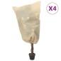 vidaXL Cubierta para plantas con cordón 4 uds 70 g/m² 0,8x1,2 m vidaXL Cubierta para plantas con cordón 4 uds 70 g/m² 0,8x1,2 m