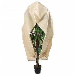 vidaXL Cubierta para plantas con cremallera 2 uds 70 g/m² 1,55x1,55 m