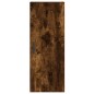 vidaXL Aparador de madera contrachapada roble ahumado 34,5x34x180 cm vidaXL Aparador de madera contrachapada roble ahumado 34,5x34x180 cm