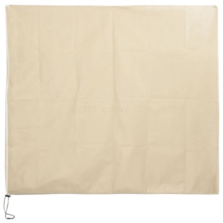 vidaXL Cubierta para plantas con cremallera 70 g/m² 3,93x3,5 m