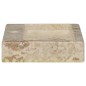 vidaXL Lavabo de pared mármol crema 38x24x6,5 cm vidaXL Lavabo de pared mármol crema 38x24x6,5 cm