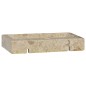 vidaXL Lavabo de pared mármol crema 38x24x6,5 cm vidaXL Lavabo de pared mármol crema 38x24x6,5 cm