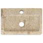 vidaXL Lavabo de pared mármol crema 38x24x6,5 cm vidaXL Lavabo de pared mármol crema 38x24x6,5 cm