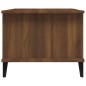 vidaXL Mesa de centro madera contrachapada roble marrón 90x50x40 cm vidaXL Mesa de centro madera contrachapada roble marrón 90x50x40 cm