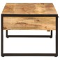 vidaXL Mesa de centro hierro y madera maciza de mango 100x54x40 cm vidaXL Mesa de centro hierro y madera maciza de mango 100x54x40 cm