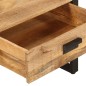 vidaXL Mesa de centro hierro y madera maciza de mango 100x54x40 cm vidaXL Mesa de centro hierro y madera maciza de mango 100x54x40 cm