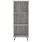 vidaXL Aparador alto madera contrachapada gris Sonoma 34,5x34x180 cm vidaXL Aparador alto madera contrachapada gris Sonoma 34,5x34x180 cm