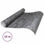 vidaXL Papel pintado de pared 3D aspecto piedra negro