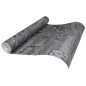 vidaXL Papel pintado de pared 3D aspecto piedra negro