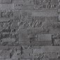 vidaXL Papel pintado de pared 3D aspecto piedra negro