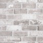 vidaXL Papel pintado de pared 3D estampado de ladrillo gris vidaXL Papel pintado de pared 3D estampado de ladrillo gris