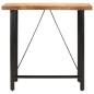 vidaXL Mesa alta de hierro y madera maciza de mango 110x55x107 cm vidaXL Mesa alta de hierro y madera maciza de mango 110x55x107 cm