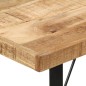 vidaXL Mesa alta de hierro y madera maciza de mango 110x55x107 cm vidaXL Mesa alta de hierro y madera maciza de mango 110x55x107 cm