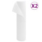 vidaXL Cubierta para plantas 2 rollos 70 g/m² 50x1,6 m
