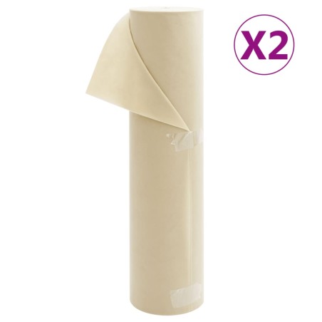 vidaXL Cubierta para plantas 2 rollos 70 g/m² 50x1,6 m