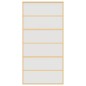 vidaXL Puerta corredera dorada de vidrio ESG esmerilado y aluminio vidaXL Puerta corredera dorada de vidrio ESG esmerilado y aluminio