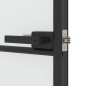 vidaXL Puerta interior delgada negra vidrio y aluminio 83x201,5 cm vidaXL Puerta interior delgada negra vidrio y aluminio 83x201,5 cm