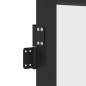 vidaXL Puerta interior delgada negra vidrio y aluminio 102,5x201,5 cm vidaXL Puerta interior delgada negra vidrio y aluminio 102,5x201,5 cm