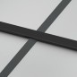 vidaXL Puerta corredera vidrio templado y aluminio negra 102,5x205 cm vidaXL Puerta corredera vidrio templado y aluminio negra 102,5x205 cm