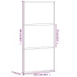vidaXL Puerta corredera vidrio templado y aluminio negra 102,5x205 cm vidaXL Puerta corredera vidrio templado y aluminio negra 102,5x205 cm