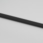 vidaXL Puerta corredera vidrio templado y aluminio negra 90x205 cm vidaXL Puerta corredera vidrio templado y aluminio negra 90x205 cm
