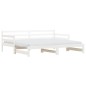 vidaXL Sofá cama nido madera maciza de pino blanco 80x200 cm vidaXL Sofá cama nido madera maciza de pino blanco 80x200 cm