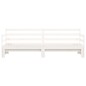vidaXL Sofá cama nido madera maciza de pino blanco 80x200 cm vidaXL Sofá cama nido madera maciza de pino blanco 80x200 cm