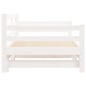 vidaXL Sofá cama nido madera maciza de pino blanco 80x200 cm vidaXL Sofá cama nido madera maciza de pino blanco 80x200 cm