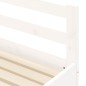 vidaXL Sofá cama nido madera maciza de pino blanco 80x200 cm vidaXL Sofá cama nido madera maciza de pino blanco 80x200 cm