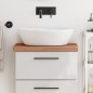 vidaXL Encimera de baño madera maciza de haya 60x40x4 cm vidaXL Encimera de baño madera maciza de haya 60x40x4 cm