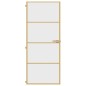 vidaXL Puerta de interior dorada vidrio templado y aluminio 83x201,5cm vidaXL Puerta de interior dorada vidrio templado y aluminio 83x201,5cm