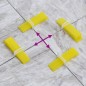 vidaXL Sistema para nivelación de azulejos 500 cuñas 2500 calzos 1 mm vidaXL Sistema para nivelación de azulejos 500 cuñas 2500 calzos 1 mm