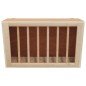 vidaXL Comedero de heno para conejos madera maciza abeto 37x18,5x23 cm vidaXL Comedero de heno para conejos madera maciza abeto 37x18,5x23 cm