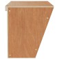 vidaXL Comedero de heno para conejos madera maciza abeto 37x18,5x23 cm vidaXL Comedero de heno para conejos madera maciza abeto 37x18,5x23 cm
