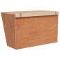 vidaXL Comedero de heno para conejos madera maciza abeto 37x18,5x23 cm vidaXL Comedero de heno para conejos madera maciza abeto 37x18,5x23 cm