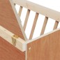 vidaXL Comedero de heno para conejos madera maciza abeto 37x18,5x23 cm vidaXL Comedero de heno para conejos madera maciza abeto 37x18,5x23 cm