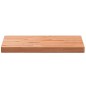 vidaXL Encimera de baño madera maciza de haya 80x40x4 cm vidaXL Encimera de baño madera maciza de haya 80x40x4 cm