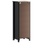 vidaXL Mueble de baño BERG madera maciza de pino negro 40x34x110 cm vidaXL Mueble de baño BERG madera maciza de pino negro 40x34x110 cm