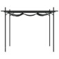 vidaXL Pérgola con cubierta retráctil gris antracita 295x292x230 cm vidaXL Pérgola con cubierta retráctil gris antracita 295x292x230 cm